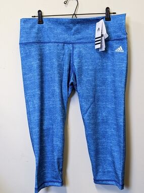 adidas Women's Yoga Pants - Blue - NEW